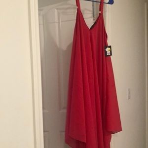 Pink handkerchief dress